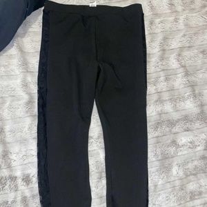 Ardene black lace leggings